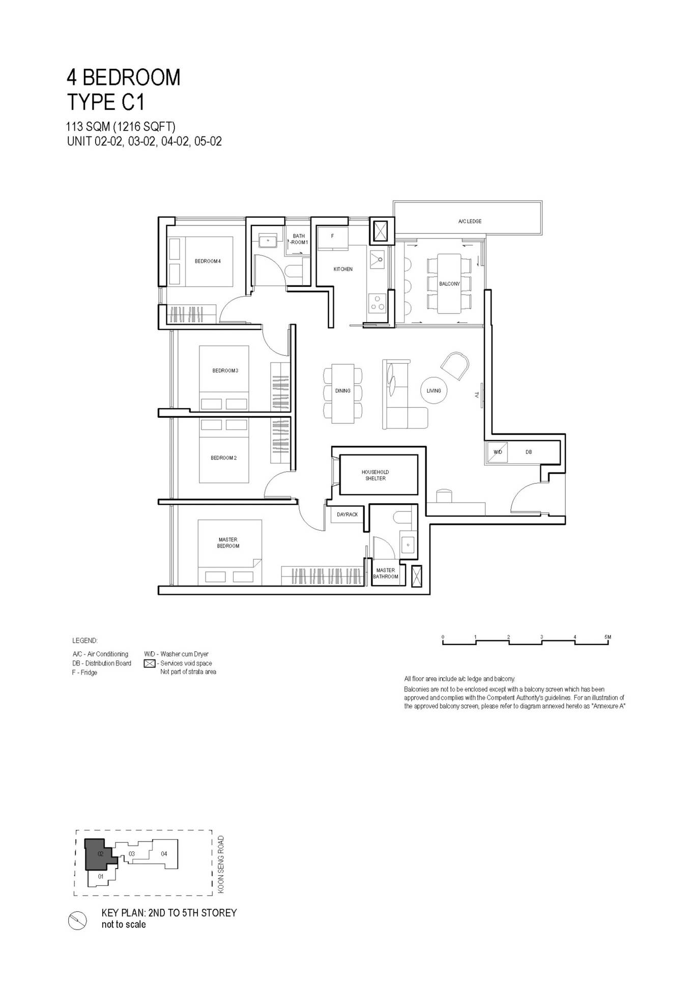 Koon Seng House floorplan